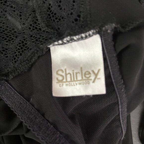 Sheer Black Lace Babydoll Lingerie With Halter Neck Tie Back Shirley M/L - Picture 7 of 7